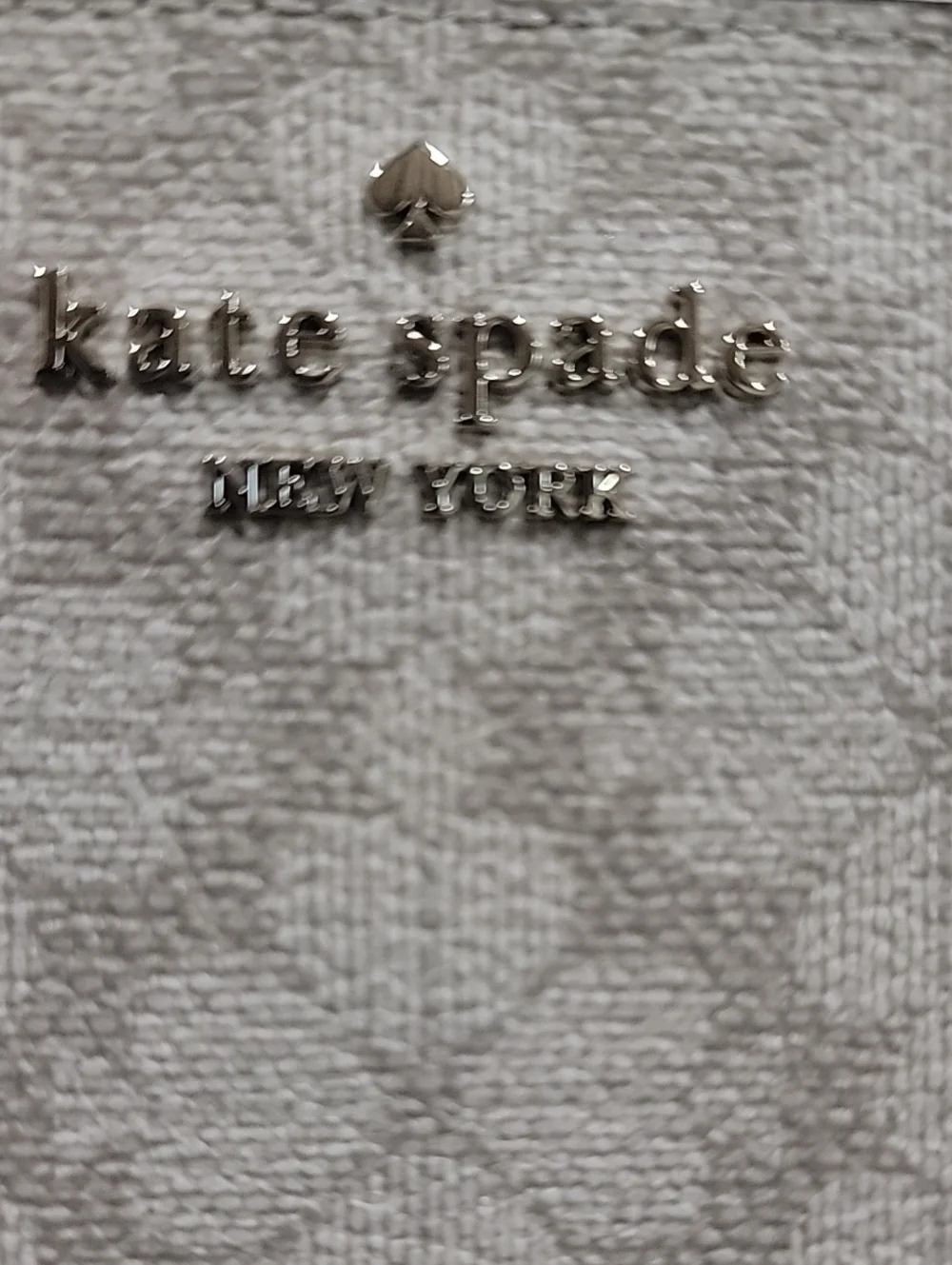 kate spade Neutral Floral Zip Keyring Card Holder